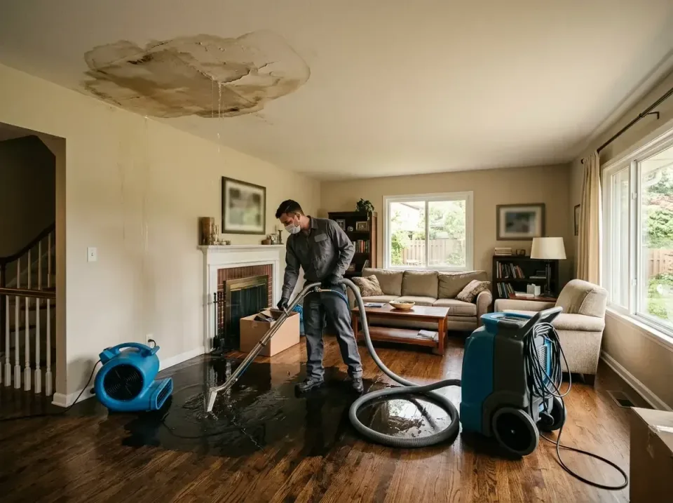 attic-pipe-burst-ceiling-drip-008 — frequently asked questions, Water Damage Restoration & Carpet Care in Gilbertsville, PA